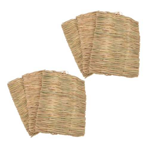 Hemobllo 6 Stück Einstreu für Kaninchen Wurf Hase Grasschale Hasen Stall Käfige meerschweinchen zubehör kaninchenstreu Kleintier Kau- Grasmatte für Kaninchen Hamsterbettwäsche Hemobllo 6 Stück Einstreu für Kaninchen Wurf Hase Grasschale Hasen Stall Käfige meerschweinchen zubehör kaninchenstreu Kleintier Kau- Grasmatte für Kaninchen Hamsterbettwäsche von Hemobllo