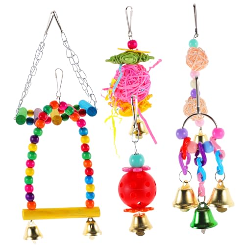 Hemobllo 6stücke Lustige Vogelspielzeuge Für Papageien Bunte Hängende Kauspielzeuge Für Vögel Interaktive Spielzeuge Für Käfige Hemobllo 6stücke Lustige Vogelspielzeuge Für Papageien Bunte Hängende Kauspielzeuge Für Vögel Interaktive Spielzeuge Für Käfige von Hemobllo