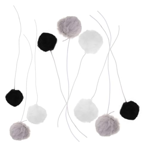 Hemobllo 9pcs Plüsch Ball Spielzeug Plüschkugeln DIY Katze Kletterturm Kätzchen Interaktive Teaser -Kugeln Puffkugeln Für Innenkatzen, Die Das Spielen Jagen Hemobllo 9pcs Plüsch Ball Spielzeug Plüschkugeln DIY Katze Kletterturm Kätzchen Interaktive Teaser -Kugeln Puffkugeln Für Innenkatzen, Die Das Spielen Jagen von Hemobllo