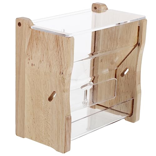 Hemobllo Automatische Mulde Hühnerfutter Papagei hält Haustierfutterhalter Multifunktions selbst Die Futterclips für Vogelkäfige Geflügelfutterautomat für Hühner Acryl Beige Hemobllo Automatische Mulde Hühnerfutter Papagei hält Haustierfutterhalter Multifunktions selbst Die Futterclips für Vogelkäfige Geflügelfutterautomat für Hühner Acryl Beige von Hemobllo