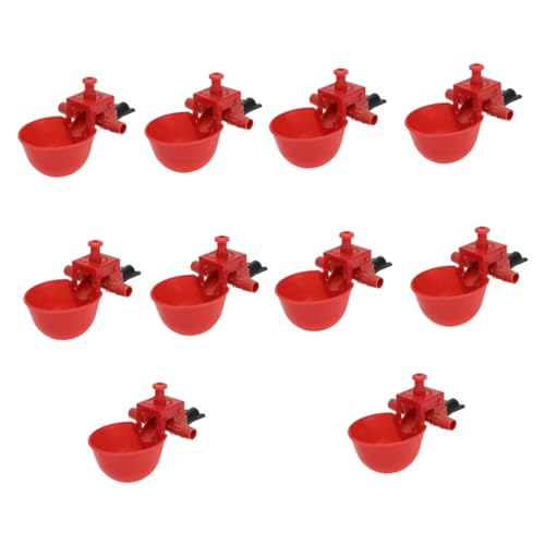 Hemobllo Automatische Tränke 30 Stück Hühner Wasserspender Hühner Trinkbecher Vogel Wasserspender Wachtel Futterspender Küken Futterspender Hühner Futterspender Hühner von Hemobllo