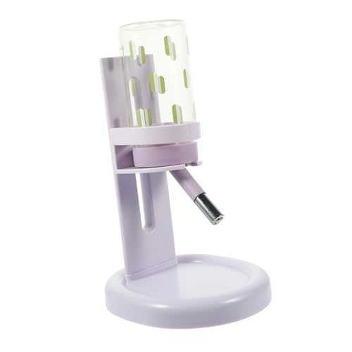 Hemobllo Automatischer Hamster Wasserspender mit Halterung Auslaufsichere Trinkflasche für Kleintiere Wie Meerschweinchen Frettchen und Mäuse Transparenter Wasserhalter für Einfache von Hemobllo