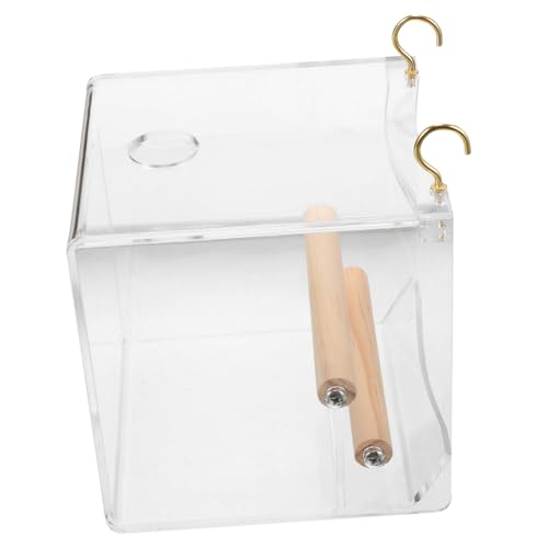 Hemobllo Automatischer Vogelfutterspender Für Papageien Transparente Futterbox Mit Stabilem Design Für Wellensittiche Und Andere Vögel Einfacher Zugang Und Pflege Cage Zubehör Hemobllo Automatischer Vogelfutterspender Für Papageien Transparente Futterbox Mit Stabilem Design Für Wellensittiche Und Andere Vögel Einfacher Zugang Und Pflege Cage Zubehör von Hemobllo