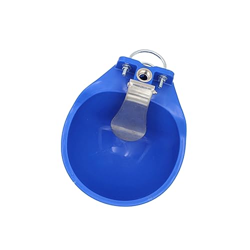 Hemobllo Bewässerungsanlage für den Bauernhof Trinkwassernapf für Tiere Automatischer Wassernapf für Hunde Vieh hundetrinkbrunnen Wasserschale für Nutztiere Kuh Wassernapf Tierwasserer Blue von Hemobllo