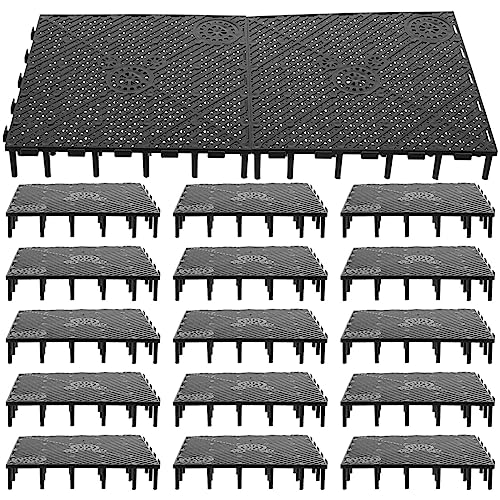 Hemobllo Bodenfilterplatte für Aquarien – 20 Stück Aquarium-Filterplatte aus PVC unter Kies-Filterplatte – Schwarz Hemobllo Bodenfilterplatte für Aquarien – 20 Stück Aquarium-Filterplatte aus PVC unter Kies-Filterplatte – Schwarz von Hemobllo