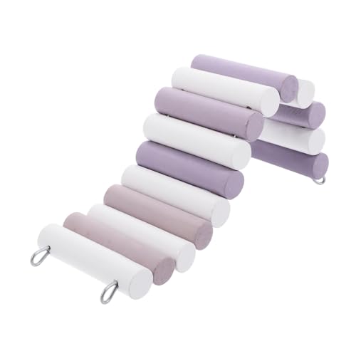 Hemobllo Chinchilla Suspension Bridge Hamsterspielzeug Hamster-Hängebrücke hölzern Violet Hemobllo Chinchilla Suspension Bridge Hamsterspielzeug Hamster-Hängebrücke hölzern Violet von Hemobllo
