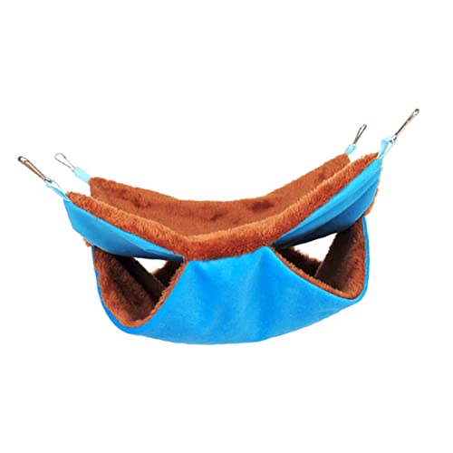 Hemobllo Eichhörnchen-Schlafhängematte kleines hundebett Meerschweinchen Frettchen Ratte Plüschiges Haustierbett Beliebtes Haustierzubehör Hängematte für Haustiere Zuckergleiternest Blue Hemobllo Eichhörnchen-Schlafhängematte kleines hundebett Meerschweinchen Frettchen Ratte Plüschiges Haustierbett Beliebtes Haustierzubehör Hängematte für Haustiere Zuckergleiternest Blue von Hemobllo