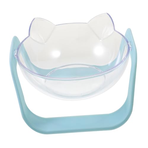 Hemobllo Erhöhter Katzennapf Aus Höhenverstellbar Reinigen Für Katzen Transparentes Design rutschfest von Hemobllo