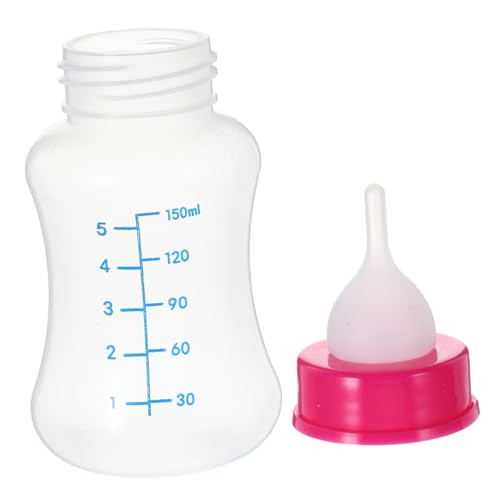 Hemobllo Feeder-Welpe Milch Flasche milchkocher babyfläschchen Silikonflasche pet Supplies Haustierbedarf Fütterung Kleintierfutterautomaten Futterspender Hund Futterautomat für Haustiere von Hemobllo