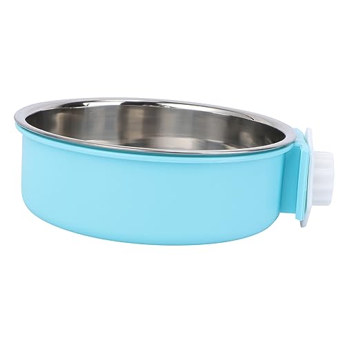 Hemobllo Futterautomat für Haustiere Hund wassernapf Kiste Wasserschale Futterspender Katzennäpfe drinnen groß katzenfutter schüssel Katzen wasserspender Haustierbedarf Haustiernapf Blue von Hemobllo