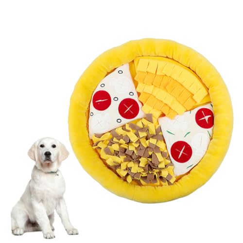 Hemobllo Futterautomat für Haustiere Schnüffelschale für Haustiere Fütterung schnuppern für Hunde Hundetrainingsspielzeug Geruchsspielzeug für Haustiere Schnüffelkissen für Haustiere Yellow von Hemobllo