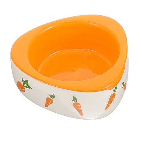 Hemobllo Futternapf für Hamster Keramikschale für Kleintiere Rutschfestes Design für Futter oder Wasser Langlebig für Hamster Chinchillas von Hemobllo