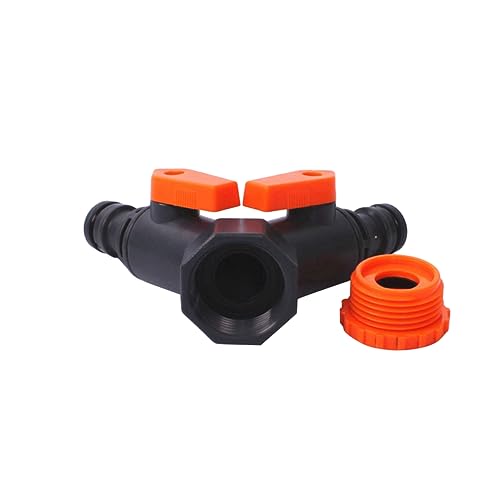 Hemobllo Gartenschlauch Splitter Adapter Kunststoff Verteiler mit Ventilen für Einfache Wasserflusskontrolle Passend für Garten und Innenanwendungen Hemobllo Gartenschlauch Splitter Adapter Kunststoff Verteiler mit Ventilen für Einfache Wasserflusskontrolle Passend für Garten und Innenanwendungen von Hemobllo