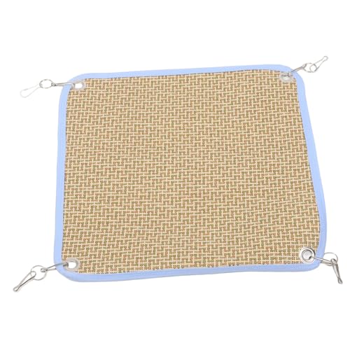 Hemobllo Hängende Hamster Hängematte aus Stroh und Eisen Multifunktionales Kauspielzeug und Schaukelspiel für Syrische Hamster Dekoratives Kleintierspielzeug für Klettern und Verstecken Hemobllo Hängende Hamster Hängematte aus Stroh und Eisen Multifunktionales Kauspielzeug und Schaukelspiel für Syrische Hamster Dekoratives Kleintierspielzeug für Klettern und Verstecken von Hemobllo