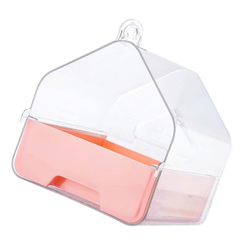 Hemobllo Parrot Bird Bath Tub Transparent Hängende Für Käfige Design Praktisch Für Wellensittiche Und Kleine Vögel Einfach Zu Reinigen Für von Hemobllo