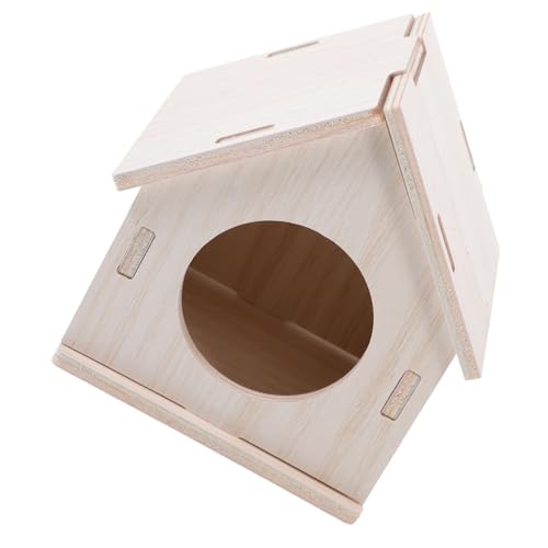 Hemobllo Hamster Holzhaus Schlafzimmer Hamsterdekorationen Für Den Käfig Verstecke Schlafendes Mini Klein Meerschweinchen -versteck Hamsterhaus Tunnel Stall Eichhörnchen Nest Hölzern Hemobllo Hamster Holzhaus Schlafzimmer Hamsterdekorationen Für Den Käfig Verstecke Schlafendes Mini Klein Meerschweinchen -versteck Hamsterhaus Tunnel Stall Eichhörnchen Nest Hölzern von Hemobllo