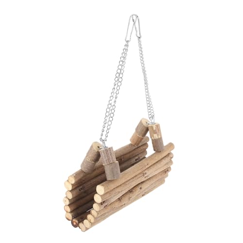 Hemobllo Hamster Kauspielzeug Aus Holz Hängematte Und Schaukelspielzeug Für Syrische Hamster Sicheres Und Langlebiges Zubehör Für Hamsterkäfige von Hemobllo
