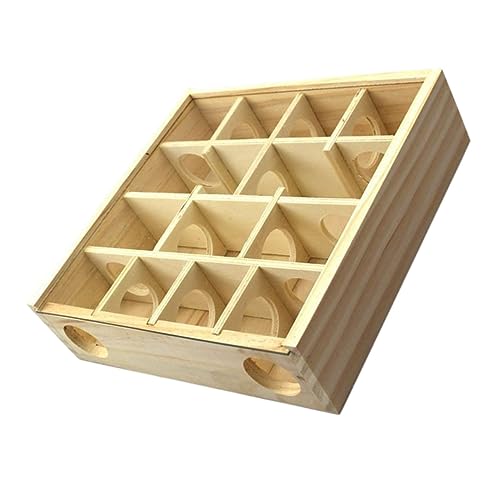 Hemobllo Hamster Labyrinthspielzeug Aus Holz Verschleißfest Multi Grid Design Für Chinchillas Und Kleine Haustiere Fördert Gesundheit Und Aktivität Hemobllo Hamster Labyrinthspielzeug Aus Holz Verschleißfest Multi Grid Design Für Chinchillas Und Kleine Haustiere Fördert Gesundheit Und Aktivität von Hemobllo