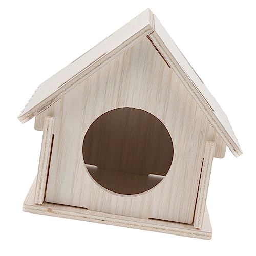 Hemobllo Hamster Versteckhaus aus Holz für Meerschweinchen Kleine Haustierhütte Gemütliches Labyrinth Entspannender Rückzugsort für Chinchillas und Nagetiere Hemobllo Hamster Versteckhaus aus Holz für Meerschweinchen Kleine Haustierhütte Gemütliches Labyrinth Entspannender Rückzugsort für Chinchillas und Nagetiere von Hemobllo