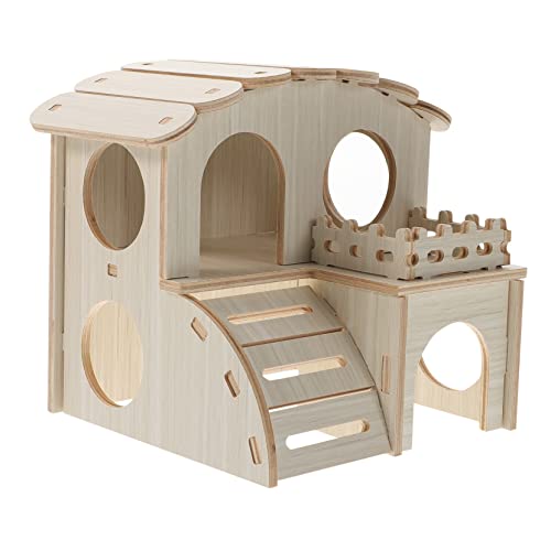 Hemobllo Hamsterhaus Hamsterhütte für Hamster Einstreu für Hamster Bett drinnen hamsterspielzeug Hamster Hamster - dekoratives Haustiernest Holzverbundplatte Hemobllo Hamsterhaus Hamsterhütte für Hamster Einstreu für Hamster Bett drinnen hamsterspielzeug Hamster Hamster - dekoratives Haustiernest Holzverbundplatte von Hemobllo
