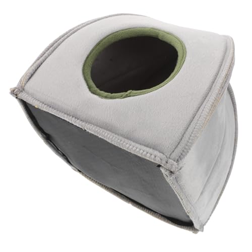 Hemobllo Hamsternest Hamsterhäuser Und Verstecke Kleines Haustier-baumwollnest Kleintier-winterhaus-versteck Hasenbettwäsche Hamster Warmes Nest Hamsterhaus Baumwolle Grey von Hemobllo