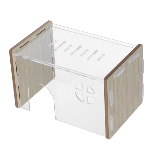 Hemobllo Hamsternestdekoration kleines Haustier Versteckplatz kleines Acrylhaus Acryl Hamsterhaus kleintierhaus lebensraum Hamsterhäuser aus Acryl hölzern Transparent Hemobllo Hamsternestdekoration kleines Haustier Versteckplatz kleines Acrylhaus Acryl Hamsterhaus kleintierhaus lebensraum Hamsterhäuser aus Acryl hölzern Transparent von Hemobllo