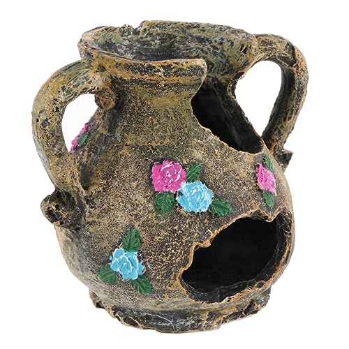 Hemobllo Harz Alte Vase Versteckt Aquarium Landschaft Ornament Aquarium Zubehör Handwerk Hemobllo Harz Alte Vase Versteckt Aquarium Landschaft Ornament Aquarium Zubehör Handwerk von Hemobllo