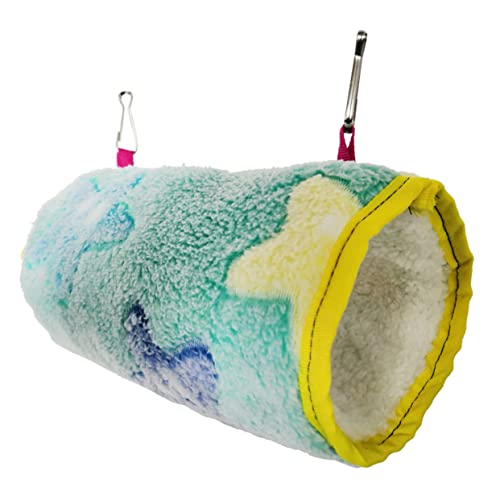 Hemobllo Haustier Hängebett Kuschelbettwäsche Winter Warmes Papageienhaus Kleiner Sittich Schlafsack Eichhörnchen Vogel Hängematte Bettstall Weich Meerschweinchen Vogelnest von Hemobllo