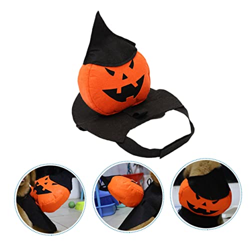 Hemobllo Haustier Hund Halloween Kürbis Haustier Kostüm Hundekleidung Haustierbedarf Haustier Funky Kleidung Kürbis Kostüm Für Haustier Orange von Hemobllo