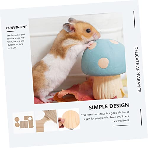 Hemobllo Haustier Kletterbrett Teilig aus Holz Stabiles und Verschleißfestes für Papageien Hamster Chinchillas Geeignet als Kletter und für Zuhause von Hemobllo