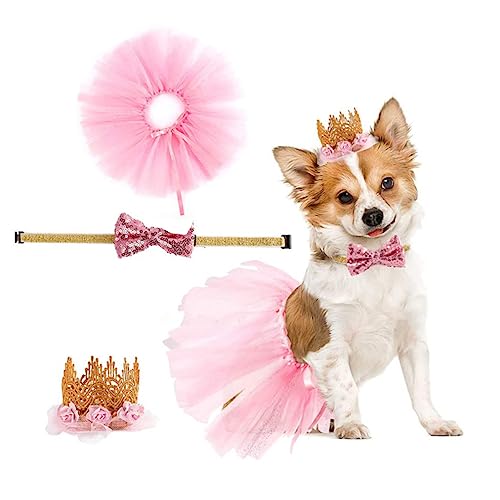 Hemobllo Haustier -Kronrock -Set Kleid Geburtstags-Outfit binden Hundezubehör für große Hunde gießen Schleifenhalsband für Hunde Haustiere Haustier-Shirts Hundegeburtstagsrock Hundrock Rosa Hemobllo Haustier -Kronrock -Set Kleid Geburtstags-Outfit binden Hundezubehör für große Hunde gießen Schleifenhalsband für Hunde Haustiere Haustier-Shirts Hundegeburtstagsrock Hundrock Rosa von Hemobllo