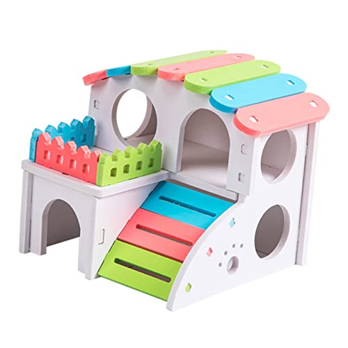 Hemobllo Haustier-Mäuse-Hütte hamsterhaus Hamster käfig Hamster zubehör nagerhaus Hamster Schlafhaus Versteck Haustiere Zwinger Hamster Unterschlupf Hamsterhütte aus Holz hölzern Colorful Hemobllo Haustier-Mäuse-Hütte hamsterhaus Hamster käfig Hamster zubehör nagerhaus Hamster Schlafhaus Versteck Haustiere Zwinger Hamster Unterschlupf Hamsterhütte aus Holz hölzern Colorful von Hemobllo