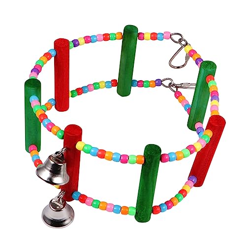 Hemobllo Bunte Motorrad-Spielzeug Für Vögel Kauspielzeug Im Ferris Wheel Design Mit Glocke Für Wellensittiche Und Papageien Fördert Das Kauen Gesundheit von Hemobllo