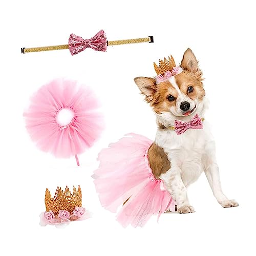 Hemobllo Haustier-Shirts Geburtstags-Outfit Haustiere Schleifenhalsband Für Hunde Hundepartykleid Hundekleid Zum Geburtstag Binden Stichworte Hundezubehör Für Große Hunde Gießen Rosa Hemobllo Haustier-Shirts Geburtstags-Outfit Haustiere Schleifenhalsband Für Hunde Hundepartykleid Hundekleid Zum Geburtstag Binden Stichworte Hundezubehör Für Große Hunde Gießen Rosa von Hemobllo
