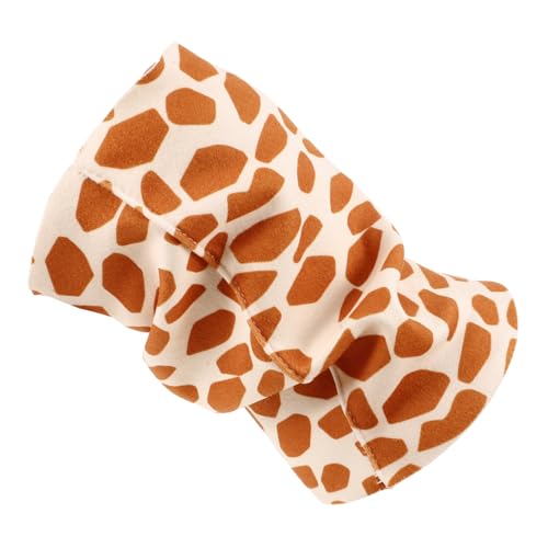 Hemobllo Haustier Winterschal Modischer Und Bequemer Schal Für Katzen Atmungsaktiv Und Warm Für Partys Und Kalte Giraffen Design von Hemobllo