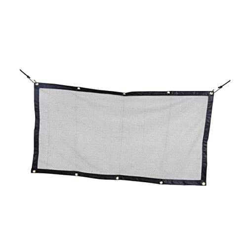 Hemobllo Haustiere Mesh Netz Tor Rücksitz Schutz hundetür Dog Gate Dog Door Auto Trenngitter für Haustiere Auto Hundegitter für den Kofferraum Hundemasche Auto-Hundegitter Black von Hemobllo