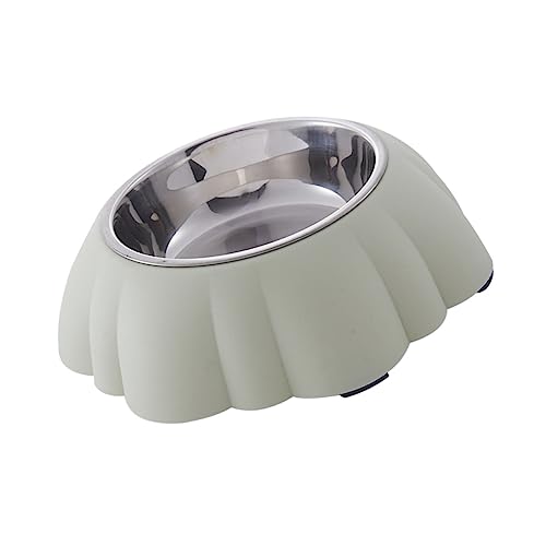 Hemobllo Haustiernapf Hundenapf mit Ständer Katzenfutter Hundefutterschale Futterspender edelstahlschüsseln pet Supplies Futternapf für Haustiere Futterautomat für Haustiere Light Green von Hemobllo