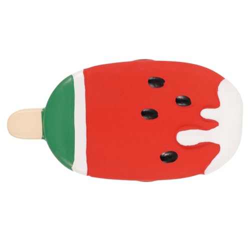 Hemobllo Hochwertiges Aus Latex Interaktives Molarspielzeug Form Wassermelonen Eiscreme Für Kleine Und Welpen Fördert Zahnpflege Und Beschäftigung Hemobllo Hochwertiges Aus Latex Interaktives Molarspielzeug Form Wassermelonen Eiscreme Für Kleine Und Welpen Fördert Zahnpflege Und Beschäftigung von Hemobllo