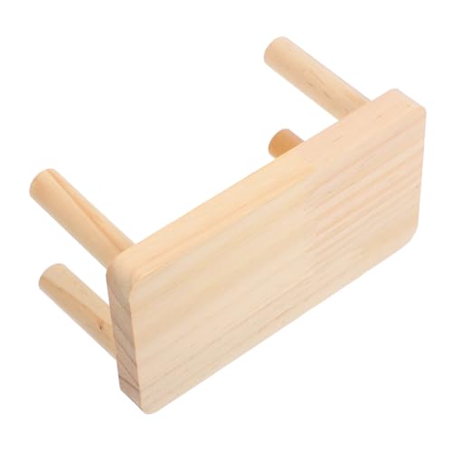 Hemobllo Holz Hamsterplattform Für Kleintiere Leicht Zu Reinigen Fördert Bewegung Und Gleichgewicht Langlebiges Spielzeug Für Hamsterkäfige von Hemobllo
