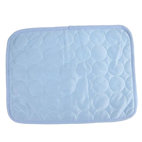 Hemobllo Hund Eismatte Kühlung für Haustiere Hundekühlmatte groß Cool Kühlung für Hunde Pads Nest kühlmatten für Haustiere Haustierkühlmatte Sommermatte Haustier Hund Sommermatte Sky-Blue von Hemobllo
