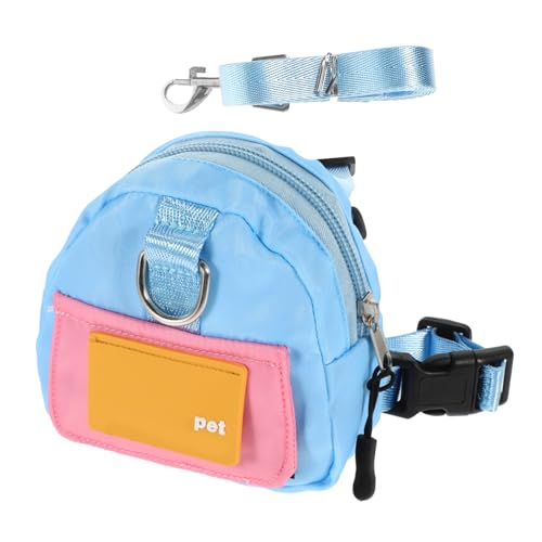 Hemobllo Hund Rucksack mit Verstellbarem Gurt Wasserdichter Backpack für Hunde Großer für Snacks und Kotbeutel Praktischer Outdoor Hundetasche für und Reisen von Hemobllo