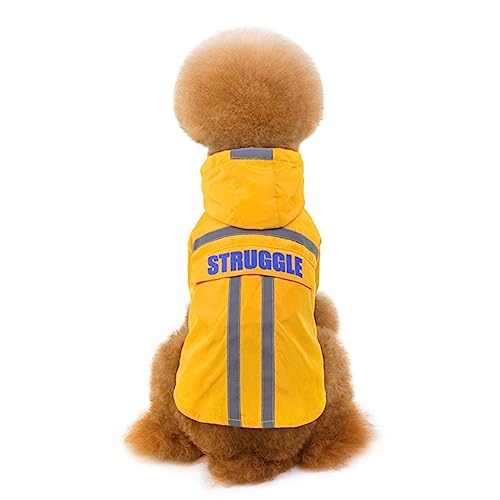 Hemobllo Hunde-Regen-Kapuzenpullover Wimperntusche Regenjacke Für Haustiere Regenmantel Für Haustiere Hund Regen Slicker Regenkleidung Für Haustiere Yellow Hemobllo Hunde-Regen-Kapuzenpullover Wimperntusche Regenjacke Für Haustiere Regenmantel Für Haustiere Hund Regen Slicker Regenkleidung Für Haustiere Yellow von Hemobllo