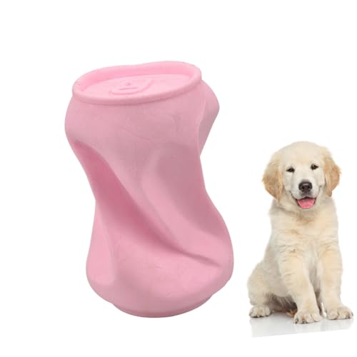 Hemobllo Funny TPR Hundespielzeug Zur Zahnpflege Pinker Kauspielzeugring Mit Ring-Pull-dose Bissfest Und Interaktiv Für Spiel Und Kauen Zur Vermeidung Von Zerstörung Und Langeweile von Hemobllo