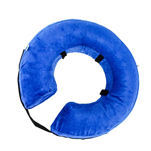 Hemobllo Hundehalsband Schildkragen Für Haustiere Aufblasbares Halsband Für Haustiere Blue von Hemobllo