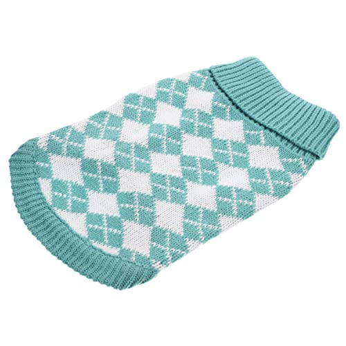 Hemobllo Hundepullover Warm Klassisch Grün Kariert Atmungsaktiv Komfortabel für Kleine Mittelgroße Große Hunde Xs bis Stilvoller Cartoon Strickpullover für Herbst Winter und Outdoor Hemobllo Hundepullover Warm Klassisch Grün Kariert Atmungsaktiv Komfortabel für Kleine Mittelgroße Große Hunde Xs bis Stilvoller Cartoon Strickpullover für Herbst Winter und Outdoor von Hemobllo
