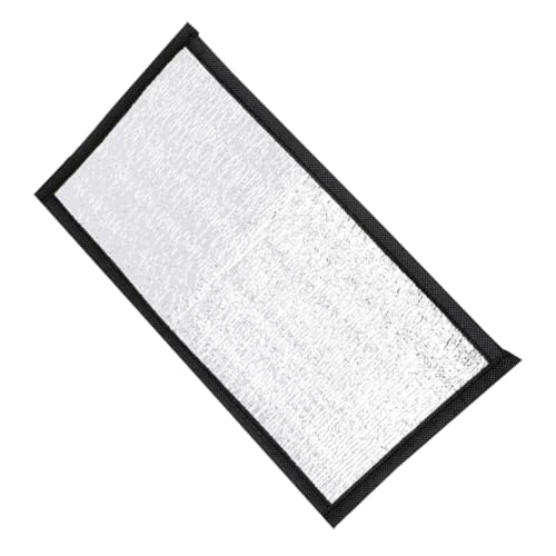 Hemobllo Isolierpad mit reflektierender Folie Wärmeband für Reptilien Leopard Gecko Tank Zubehör Heizkissen für Reptilien unter dem Tank Reptilienmatte Aluminiumkaschierte Folie Silber von Hemobllo