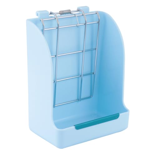 Hemobllo Kaninchen-frühlings-Gras-Stand Futterspender Drinnen Hase Schüssel Klein Haustier Fütterung Chinchillas Für Grasständer Plastik Blue von Hemobllo