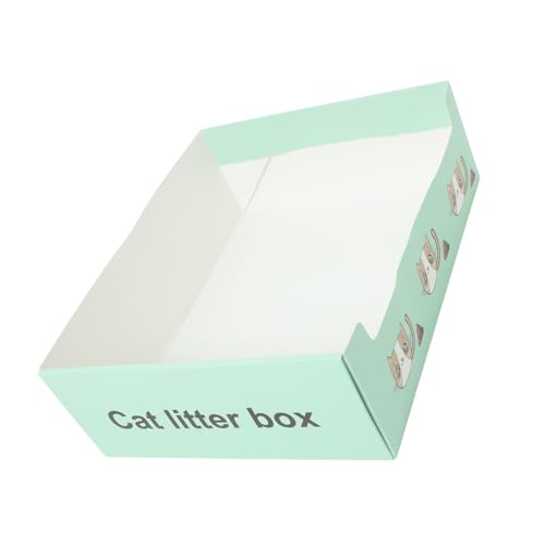 Hemobllo Kasten Einweg -Katzen -Katzentopfer Katzentoiletten Trainingsset für die Katzentoilette Katzenstreuboxen Papier Hellgrün Hemobllo Kasten Einweg -Katzen -Katzentopfer Katzentoiletten Trainingsset für die Katzentoilette Katzenstreuboxen Papier Hellgrün von Hemobllo