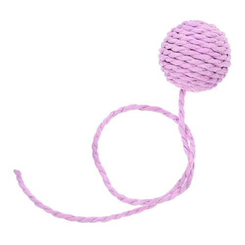 Hemobllo Katze Spielt Ball Kratzen Hängendes Katzenspielzeug Zubehör Kauseil Für Katzen Drinnen Natürlich Bunt Kratzer Katze Sisalkugeln Sisalbälle Für Katzen Seile Violett Papier Hemobllo Katze Spielt Ball Kratzen Hängendes Katzenspielzeug Zubehör Kauseil Für Katzen Drinnen Natürlich Bunt Kratzer Katze Sisalkugeln Sisalbälle Für Katzen Seile Violett Papier von Hemobllo