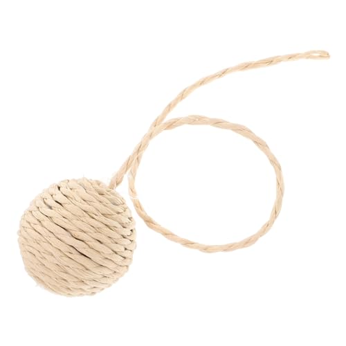 Hemobllo Katzengarnknäuel für kratzen Seile Kratzer Zubehör & Katze spielt Ball Katze Sparklälle Kätzchen kauert Flauschige Katzenbälle Katzenspielzeug aus Sisalseil Papier Beige Hemobllo Katzengarnknäuel für kratzen Seile Kratzer Zubehör & Katze spielt Ball Katze Sparklälle Kätzchen kauert Flauschige Katzenbälle Katzenspielzeug aus Sisalseil Papier Beige von Hemobllo